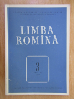 Revista Limba Romana, anul XI, nr. 3, 1962