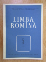 Revista Limba Romana, anul XI, nr. 5, 1962