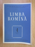 Revista Limba Romana, anul XII, nr. 4, 1963