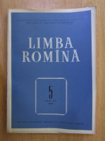 Revista Limba Romana, anul XII, nr. 5, 1863