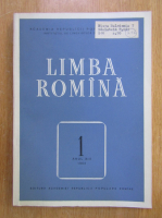 Revista Limba Romana, anul XIII, nr. 1, 1964