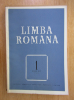 Anticariat: Revista Limba Romana, anul XIV, nr. 1, 1965