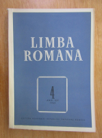 Revista Limba Romana, anul XIV, nr. 4, 1965