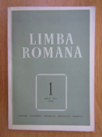 Anticariat: Revista Limba Romana, anul XIX, nr. 1, 1970