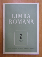 Revista Limba Romana, anul XIX, nr. 2, 1970