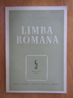 Revista Limba Romana, anul XIX, nr. 5, 1970