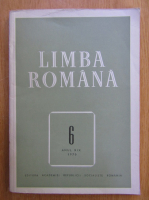 Revista Limba Romana, anul XIX, nr. 6, 1970