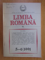 Revista Limba Romana, anul XL, nr. 5-6, septembrie-decembrie 1991