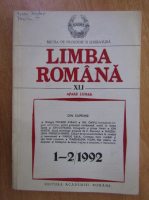 Revista Limba Romana, anul XLI, nr. 1-2, ianuarie-februarie 1992