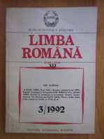 Revista Limba Romana, anul XLI, nr. 3, 1992
