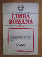 Revista Limba Romana, anul XLI, nr. 5, 1992