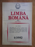 Revista Limba Romana, anul XLI, nr. 6, 1992