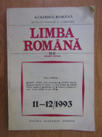 Revista Limba Romana, anul XLII, nr. 11-12, 1993