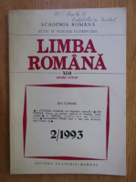 Revista Limba Romana, anul XLII, nr. 2, 1993