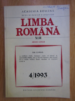 Revista Limba Romana, anul XLII, nr. 4, 1993
