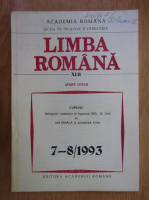Revista Limba Romana, anul XLII, nr. 7-8, iulie-august 1993
