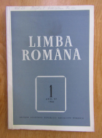 Revista Limba Romana, anul XV, nr. 1, 1966