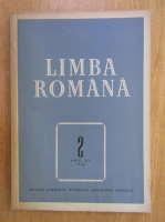 Revista Limba Romana, anul XV, nr. 2, 1966