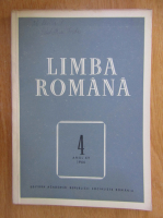 Revista Limba Romana, anul XV, nr. 4, 1966