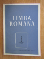 Revista Limba Romana, anul XVI, nr. 2, 1967