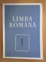 Revista Limba Romana, anul XVI, nr. 3, 1967
