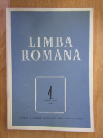 Revista Limba Romana, anul XVI, nr. 4, 1967