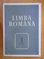 Revista Limba Romana, anul XVII, nr. 1, 1968