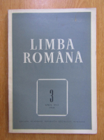 Revista Limba Romana, anul XVII, nr. 3, 1968
