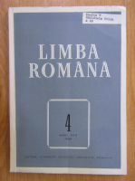Revista Limba Romana, anul XVII, nr. 4, 1968