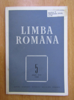 Revista Limba Romana, anul XVII, nr. 5, 1968