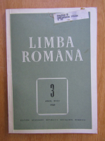 Revista Limba Romana, anul XVIII, nr. 3, 1969