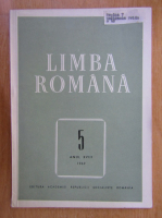 Revista Limba Romana, anul XVIII, nr. 5, 1969