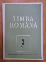 Revista Limba Romana, anul XX, nr. 3, 1971