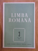 Revista Limba Romana, anul XXI, nr. 3, 1872