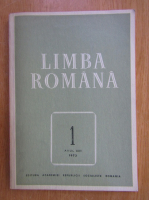 Revista Limba Romana, anul XXII, nr. 1, 1973
