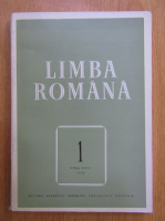 Revista Limba Romana, anul XXIII, nr. 1, 1974