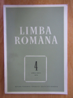 Revista Limba Romana, anul XXIII, nr. 4, 1974