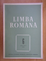 Revista Limba Romana, anul XXIII, nr. 6, 1974