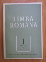 Revista Limba Romana, anul XXIV, nr. 1, 1975