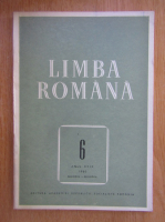 Revista Limba Romana, anul XXIX, nr. 6, noiembrie-decembrie 1980