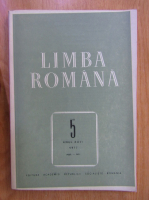Revista LImba Romana, anul XXVI, nr. 5, septembrie-octombrie 1977