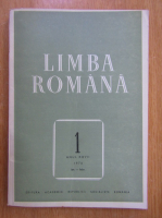 Revista Limba Romana, anul XXVII, nr. 1, ianuarie-februarie 1978