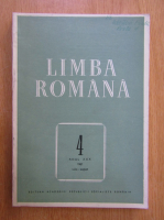Revista Limba Romana, anul XXX, nr. 4, iulie-august 1981