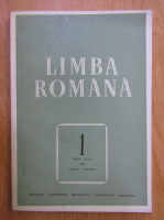 Revista Limba Romana, anul XXXII, nr. 1, ianuarie-februarie 1969