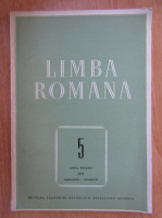 Revista Limba Romana, anul XXXIII, nr. 5, septembrie-octombrie 1984