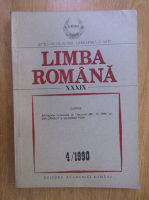 Revista Limba Romana, anul XXXIX, nr. 4, 1990
