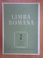 Revista Limba Romana, anul XXXV, nr. 2, martie-aprilie 1986