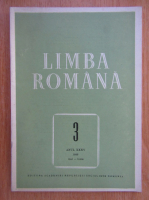 Anticariat: Revista Limba Romana, anul XXXV, nr. 3, mai-iunie 1986