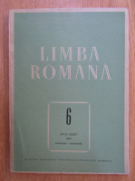 Revista Limba Romana, anul XXXV, nr. 6, noiembrie-decembrie 1986
