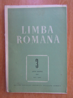 Anticariat: Revista Limba Romana, anul XXXVII, nr. 3, mai-iunie 1988